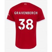 Liverpool Ryan Gravenberch #38 Domáci futbalový dres 2023-24 Krátky Rukáv